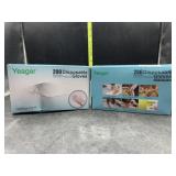 2 boxes 200 count each disposable gloves