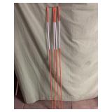 4 reflective driveway marker - fiberglass - 4ft