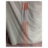 4 reflective driveway marker - fiberglass - 4ft