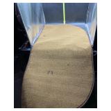 Entry way rug - has some burn holes - 23x44in
