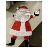 Santa Christmas decor - metal frame