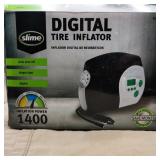 New Slime Digital Tire Inflator with Flashlight
