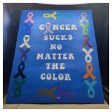 Cancer Sucks.. 16x20 Canvas