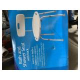 Bath and shower seat with back - weight limit