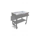 36in diamond plate aluminum grill cover