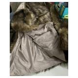 Faux fur throw 60x80in