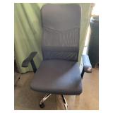 New roll around office chair with high back -