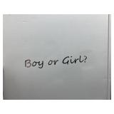 Boy or girl? Gender reveal party decorations