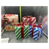 Set of 3 light up Christmas presents