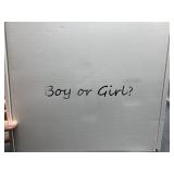 Boy or girl? Party decorations