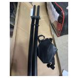 2 large plastic swords and 1 shield