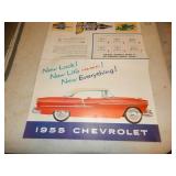 1955 Chevrolet Car Brochure