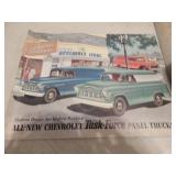 1955 Chevrolet Task Force Panel Trucks Brochure