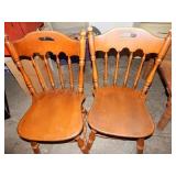 Pair of Ethan Allen Chairs - Maple
