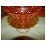 Carnival Glass Compote