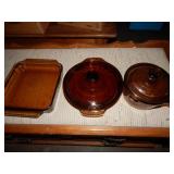 Vision Ware Bakeware - 3 PC. & Large Bowl