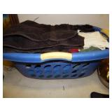 Laundry Basket of Towels- Bath, Hand, etc