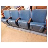 Stadium Seats - Row of 4 Seats