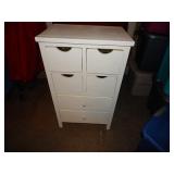 White Chest - Wood - 4 Drawers