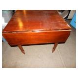 Wood Drop-Leaf Table