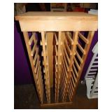 Wood Wine Rack - Hold 44 Bottles
