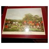 Currier & Ives "The Hunt" on Hard Board  (8)