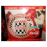 Coca-Cola Snack Set 8Pc. NIB