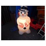 Outdoor Lighted Snowman