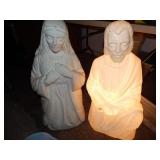 3 Pc. Outdoor Mary & Joseph Baby Jesus Figures
