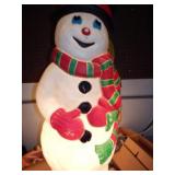 Outdoor Lighted Snowman