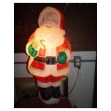 Lighted Outdoor Santa
