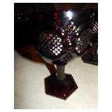Cape Cod Ruby Red Goblets (Group2) - Set of 6 .