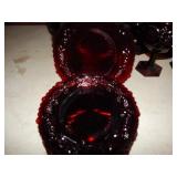 Cape Cod Ruby Red Dessert Plates - 7 1/2" - 8 Pc