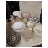 13 Pc. Glassware &  More Lot