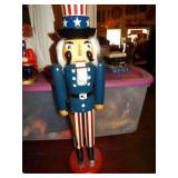 Tall Uncle Sam Nutcracker