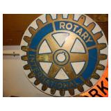 Double-sided Rotary Int. Sign