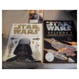 Star Wars Books (2) and Star Wars TV Guide (1999)