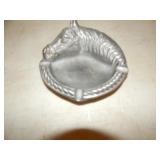 Horse Head Ashtray .