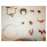 Contents of Display Case - 13 pieces