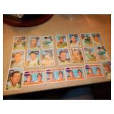 1969 Athletics Baseball Cards 20 cards