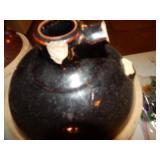 3 Stoneware crocks 1, 2 & 3 gallon