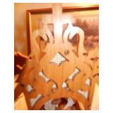 Oak Music Box w/Angels - handcrafted