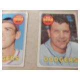 1969 Dodgers Baseball Cards