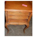 FRENCH STYLE CABINET W/3 SHELVES 31" TALL