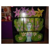 Large 5 Panel Oil on Canvas & Masonite - Framed