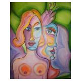 Oil on Canvas -  Abstract Woman