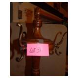 Carved Wood Coat Tree