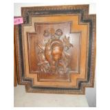 Pair of Carved Wood Decor - Fish, Lobster, Birds