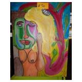 Acrylic on Canvas - Two Face