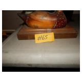 Wood Duck Decoy on Cattail Display